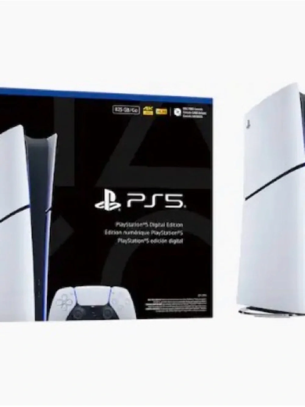 Sony PS5 Digital Edition Console in White
